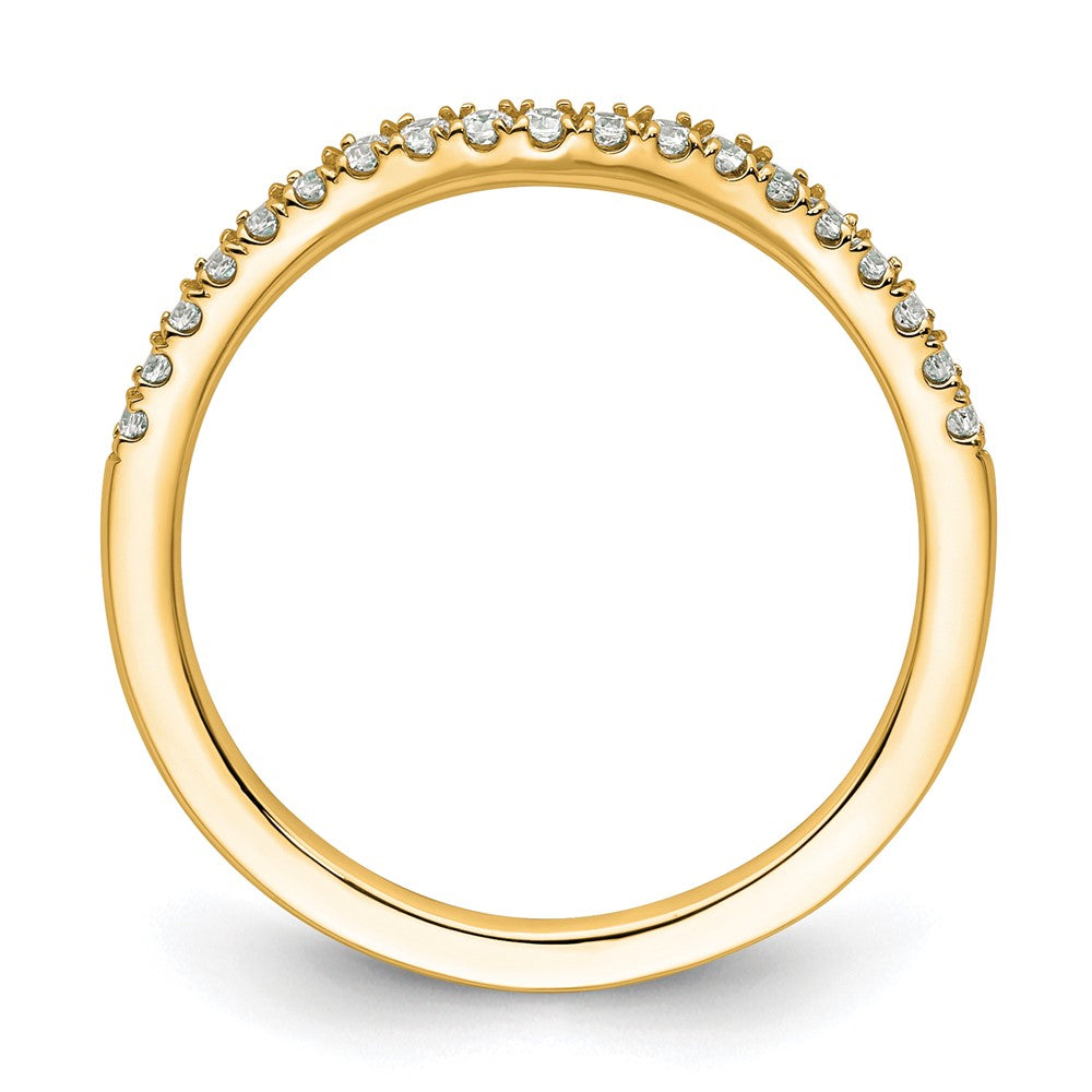 14K Yellow Gold Diamond Band