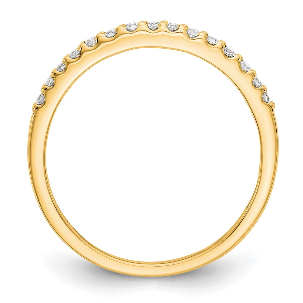 14K Yellow Gold Diamond Band