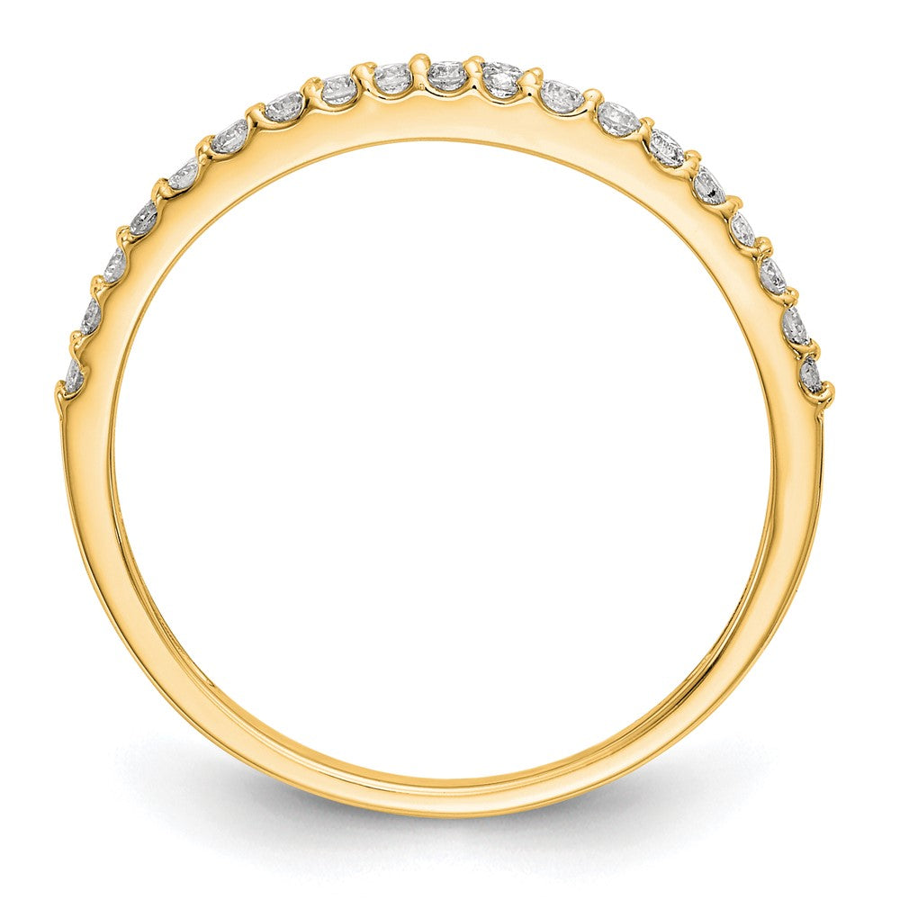 14K Yellow Gold Diamond Band