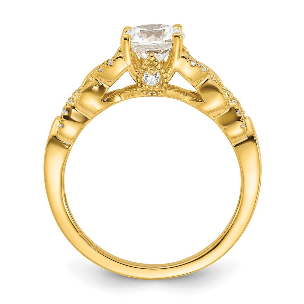 14k Diamond Semi-Mount Engagement Ring