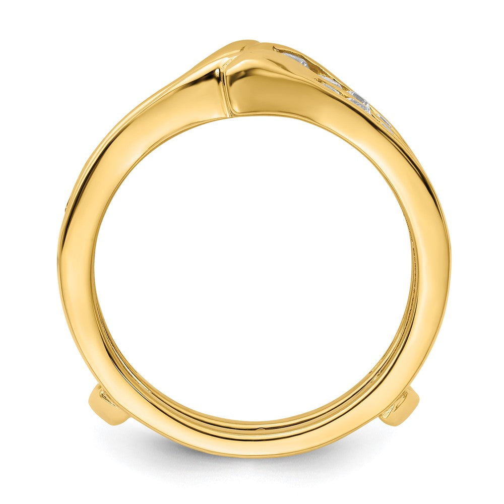 14K Gold Diamond Guard