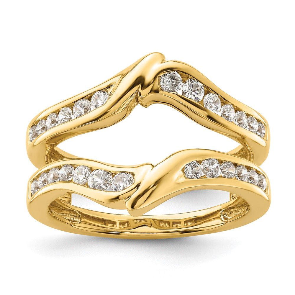 14K Gold Diamond Guard