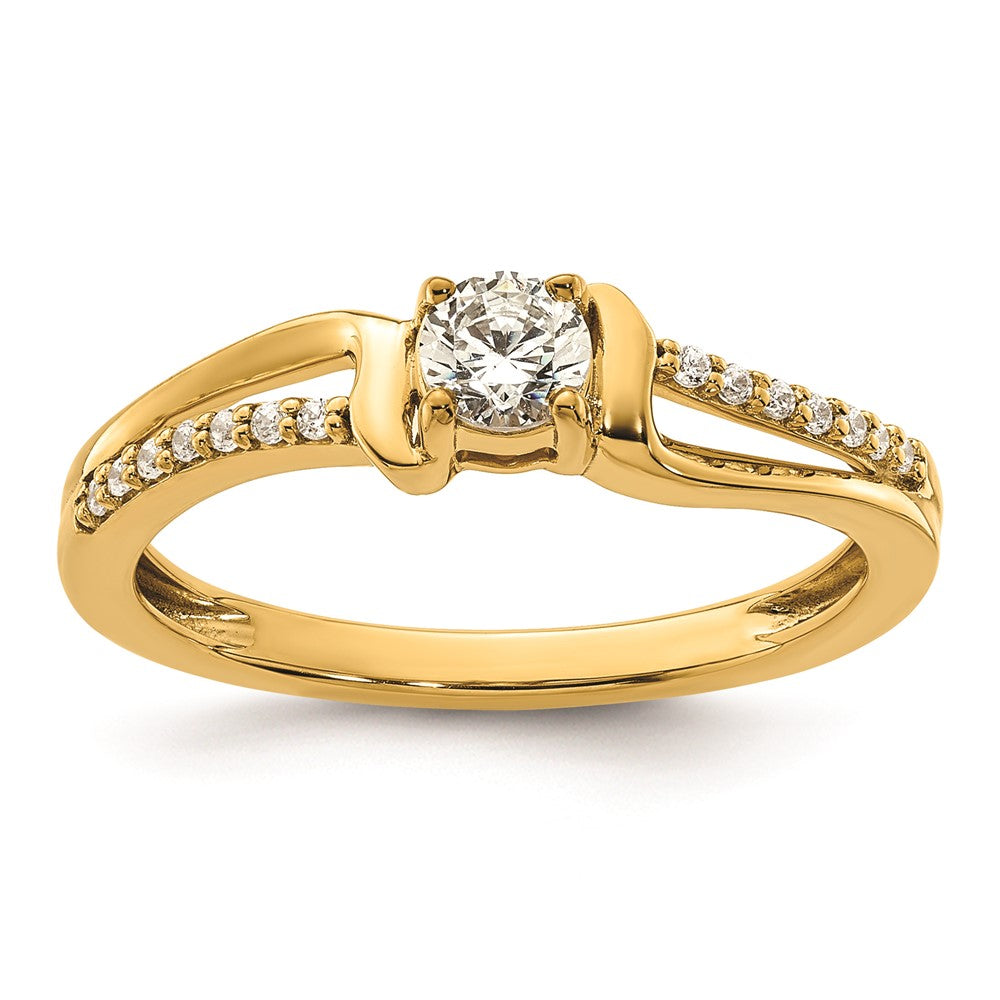 14K Diamond Complete Promise/Engagement Ring