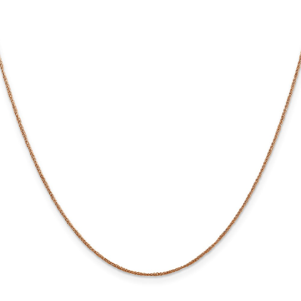 14K Rose Gold Ropa with Spring Ring Clasp Chain