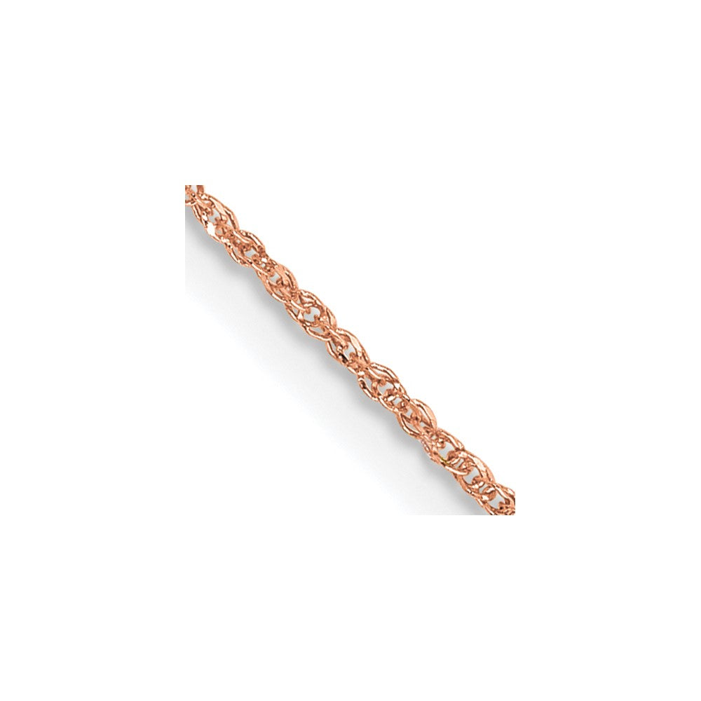 14K Rose Gold Ropa with Spring Ring Clasp Chain