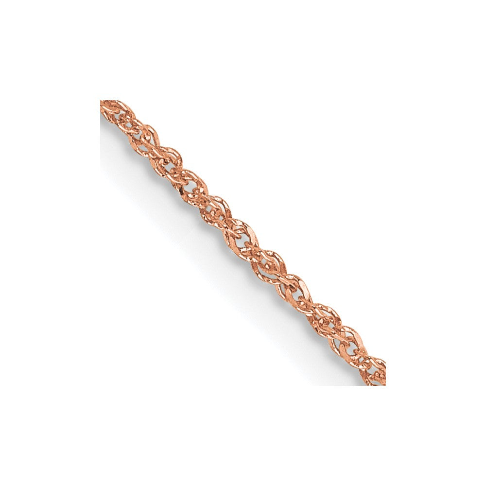 14K Rose Gold Ropa with Spring Ring Clasp Chain