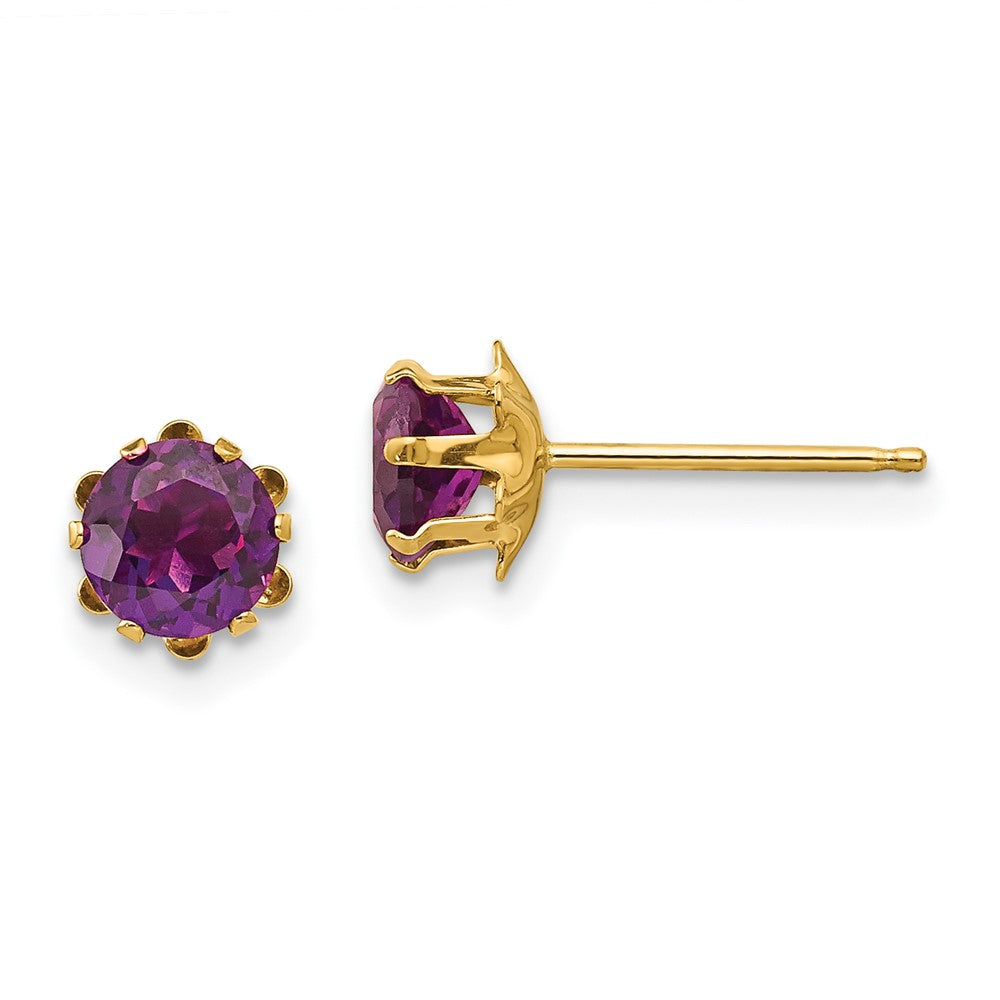 14k Madi K CZ Birthstone (Jun) Earrings