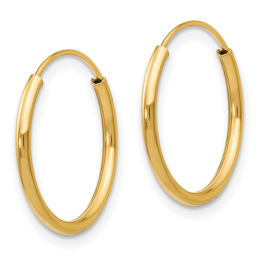 14k Madi K 1.25x Endless Hoop Earrings