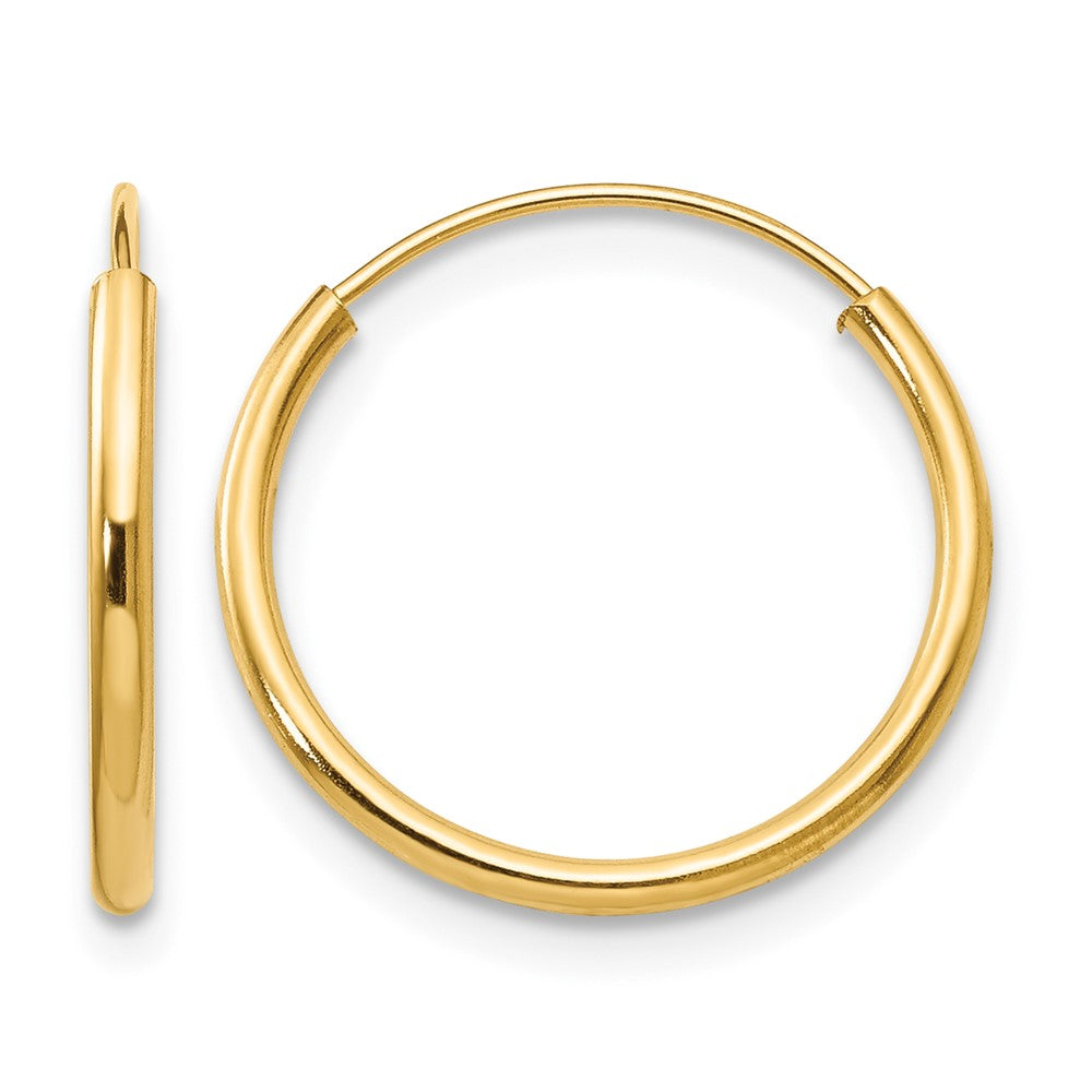 14k Madi K 1.25x Endless Hoop Earrings