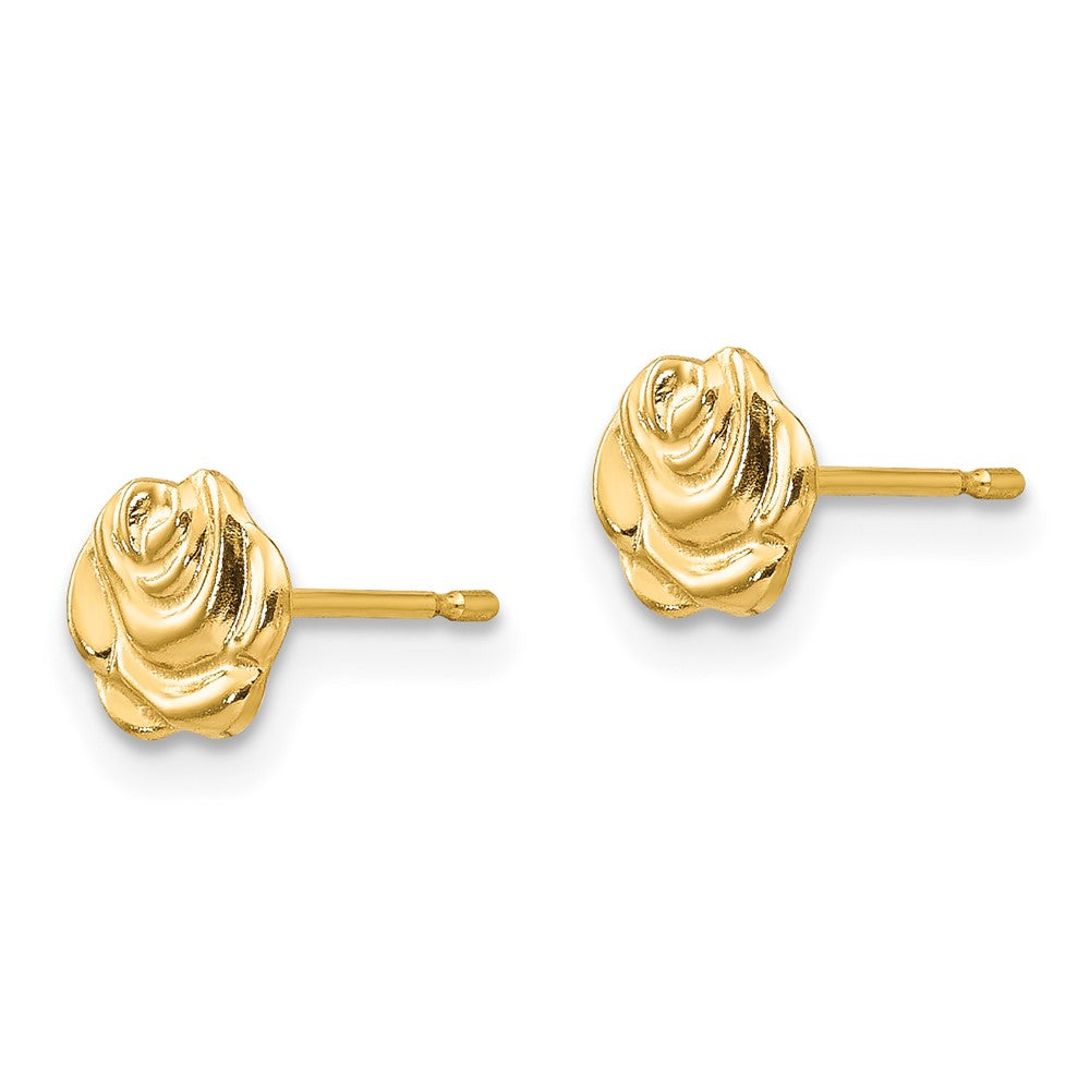 14k Madi K Polished Rose Post Earrings