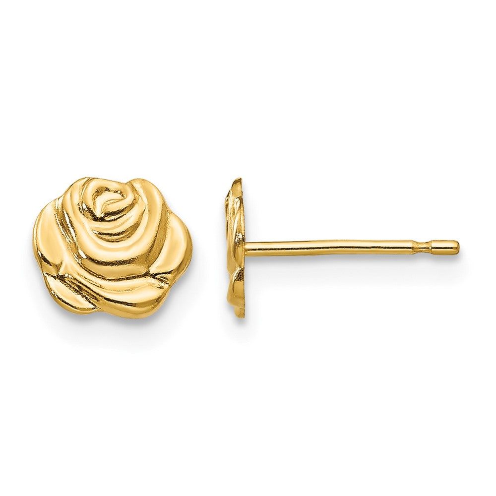 14k Madi K Polished Rose Post Earrings