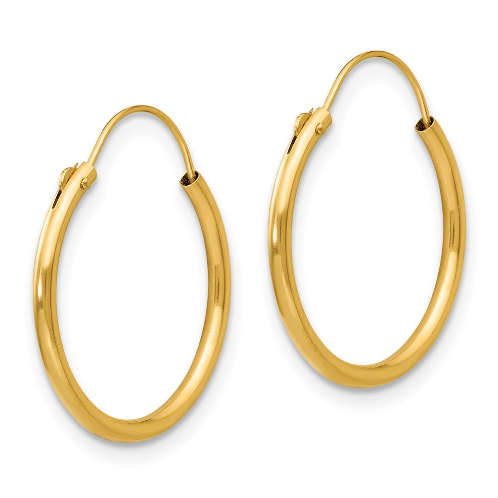 14k Madi K 1.3x Endless Hoop Earrings
