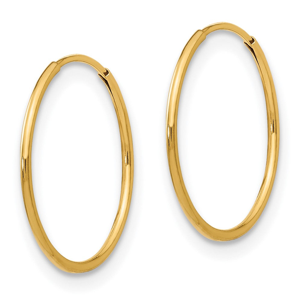 14k Madi K Hoop Earrings