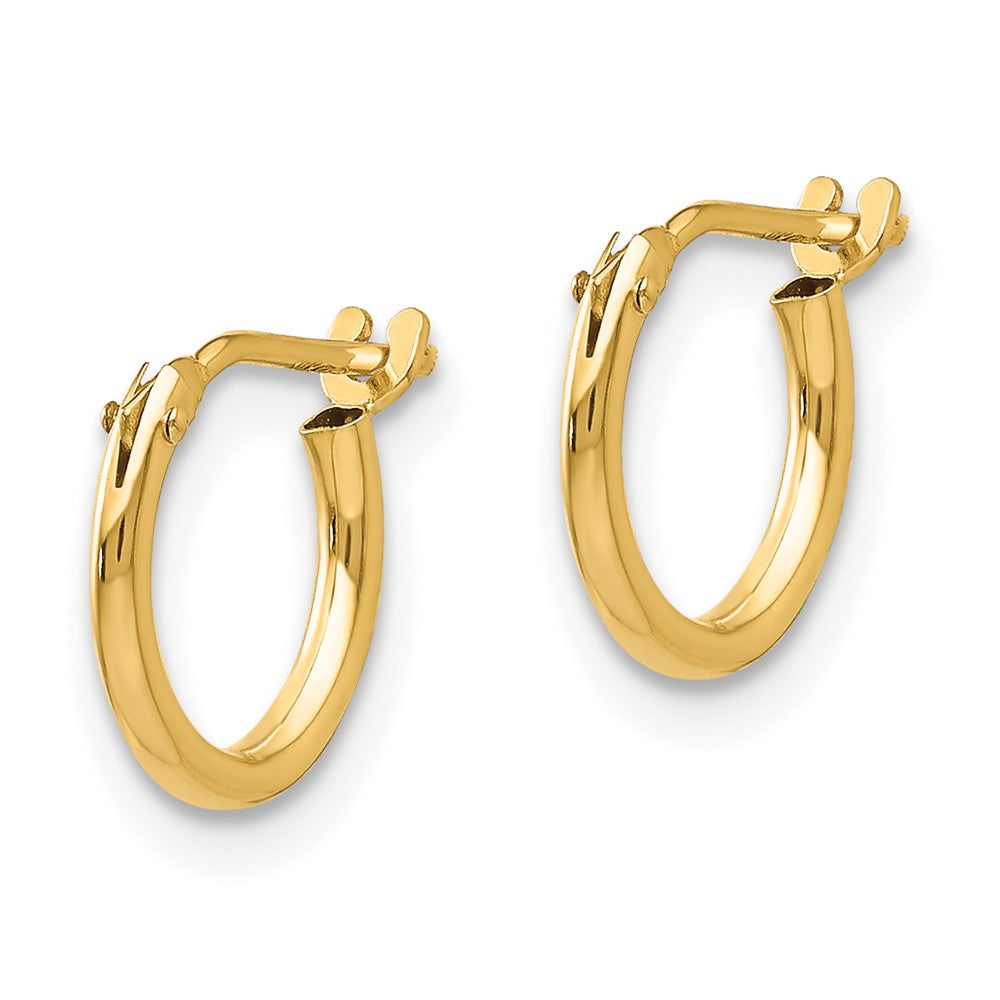 14k Madi K Half Hoop Earrings