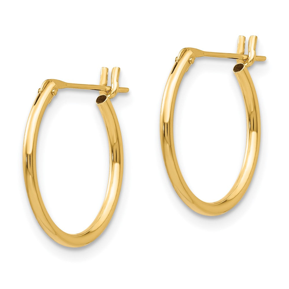 14k Madi K 1.25x Hoop Earrings