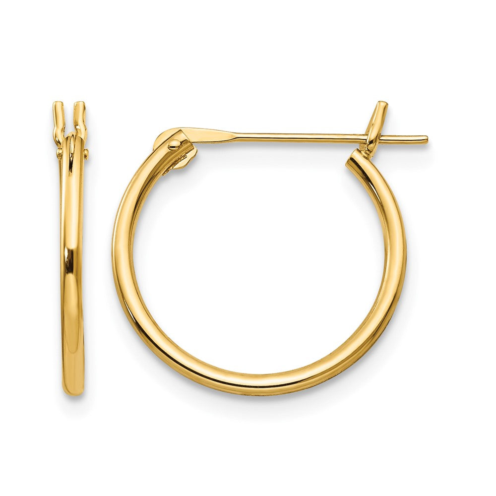 14k Madi K 1.25x Hoop Earrings