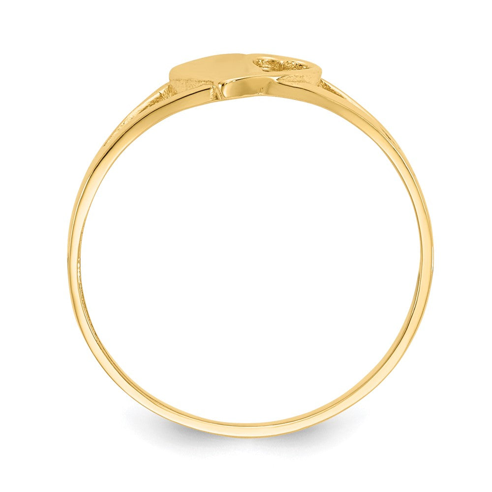 14k Madi K Heart Size 2 Ring