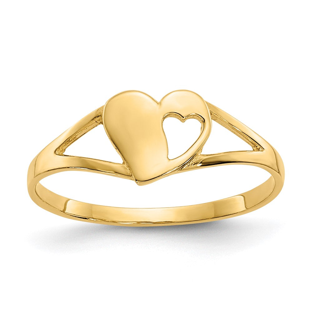 14k Madi K Heart Size 2 Ring