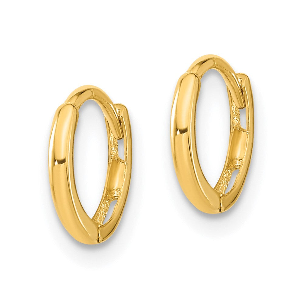 14k Madi K Polished 1.5x Hinged Hoop Earrings