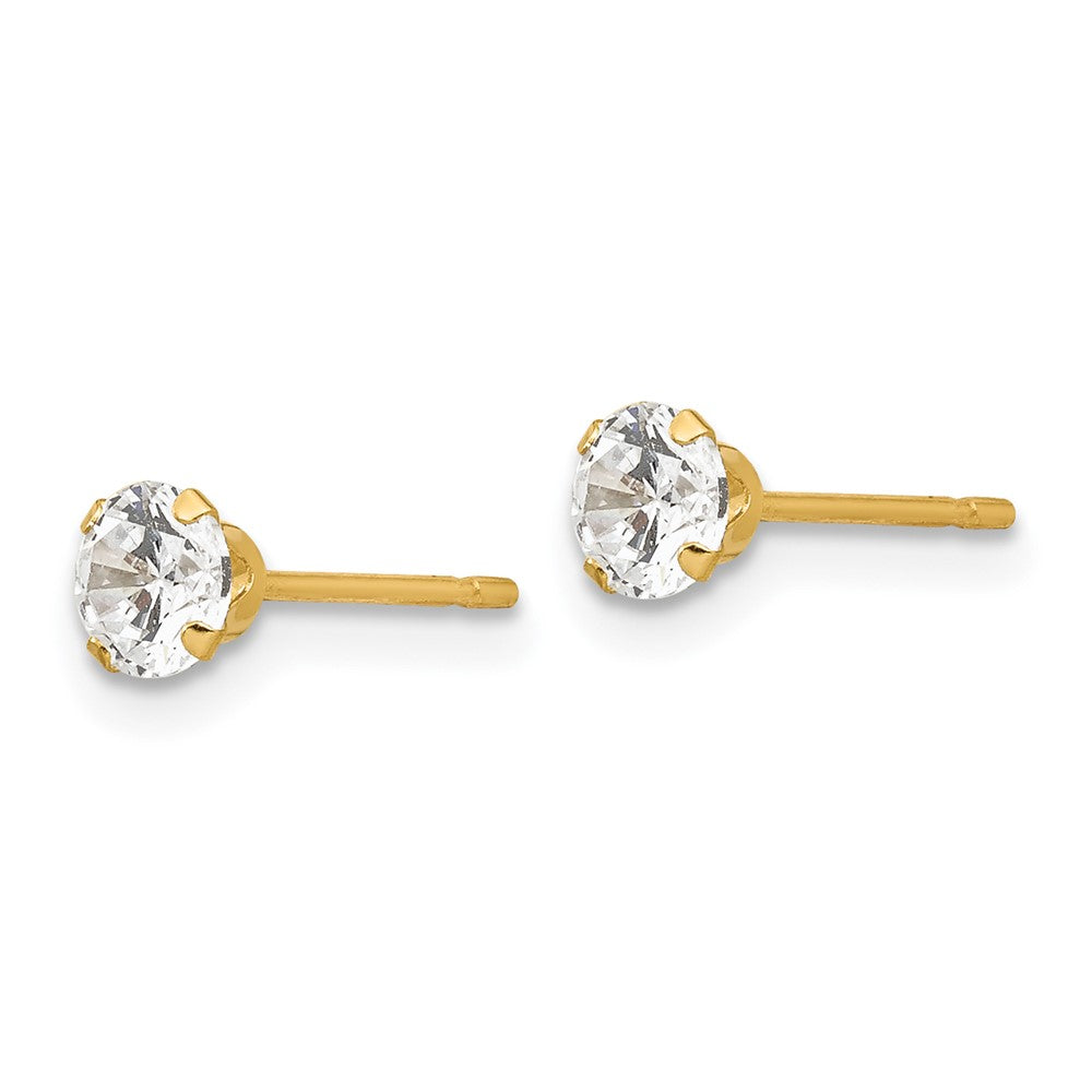 14k Madi K CZ Post Earrings