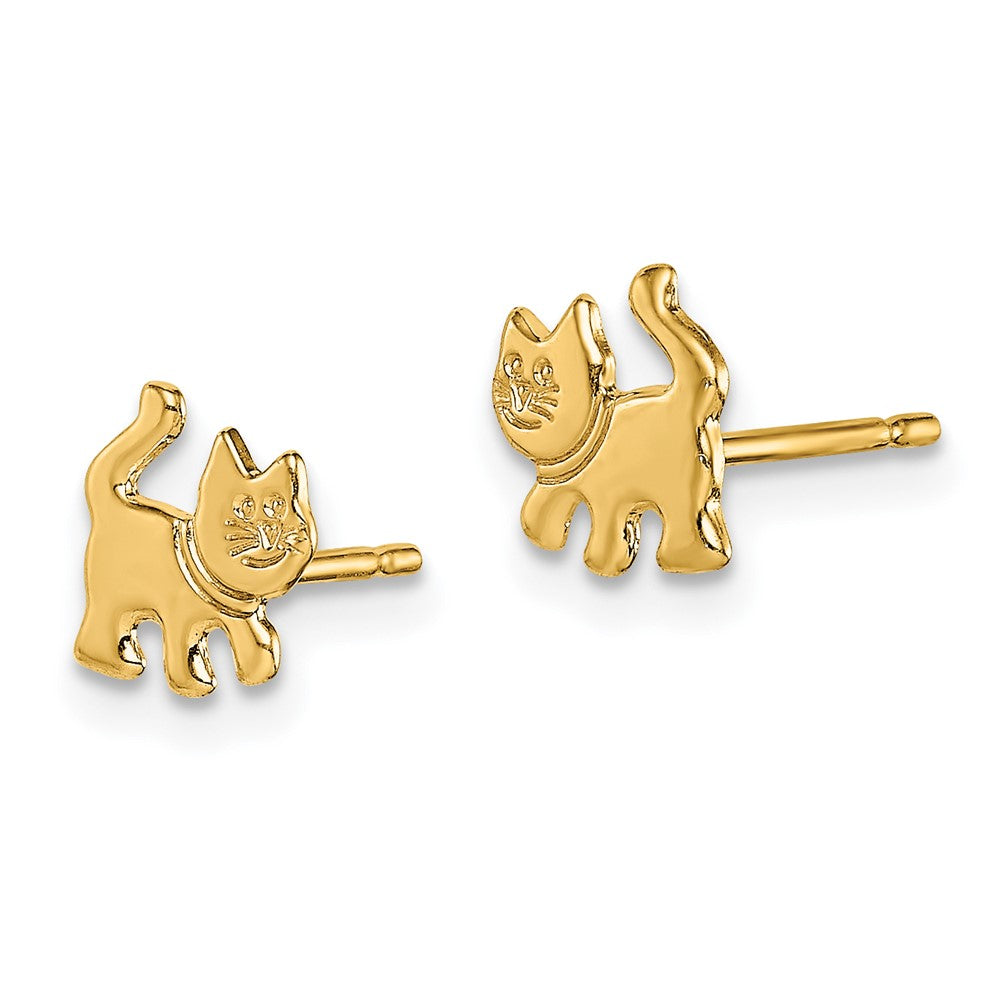 14k Madi K Kitten Post Earrings