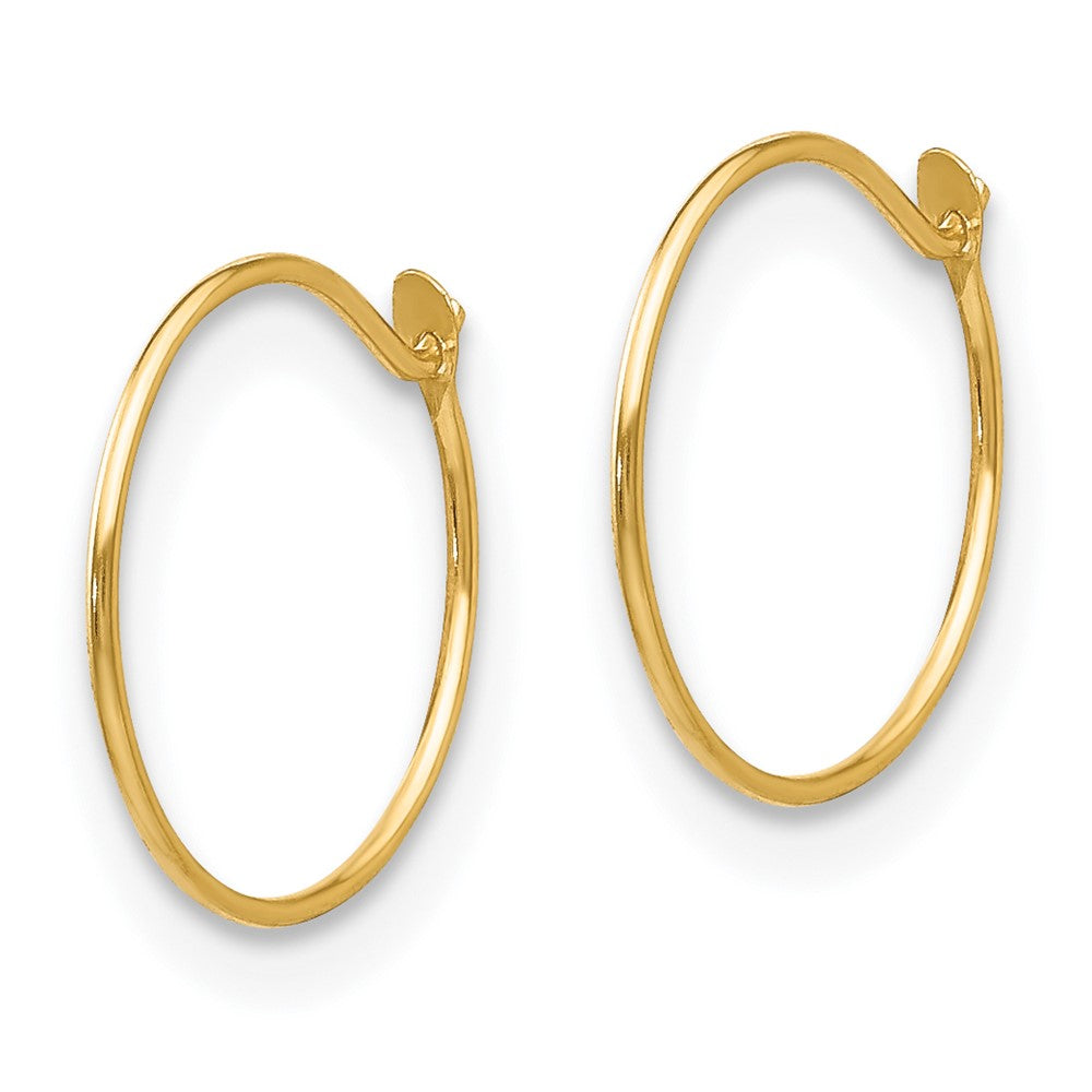 14k Madi K Small 1x Endless Hoop Earrings