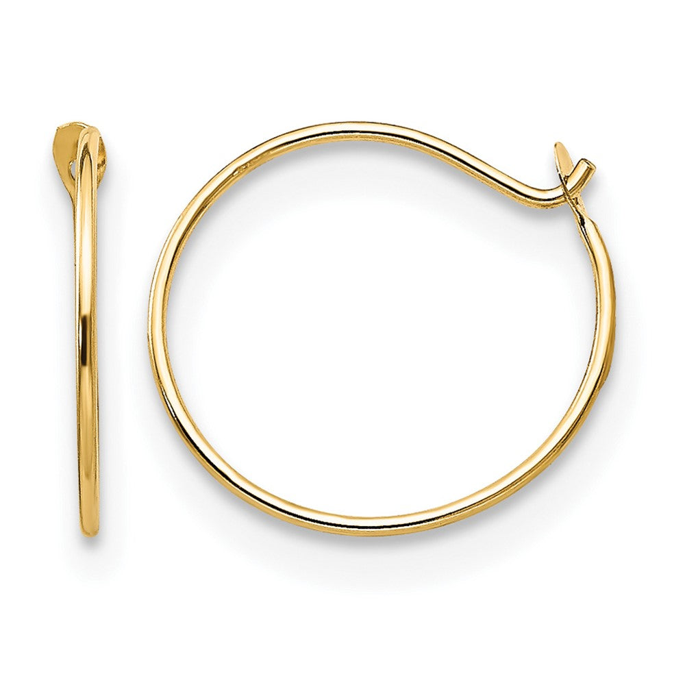 14k Madi K Small 1x Endless Hoop Earrings