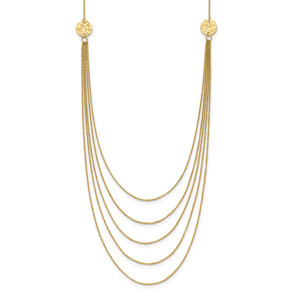 14k Five Strand Necklace