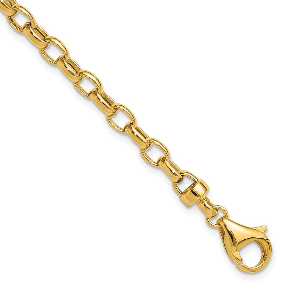 14k Polished Fancy Link Bracelet