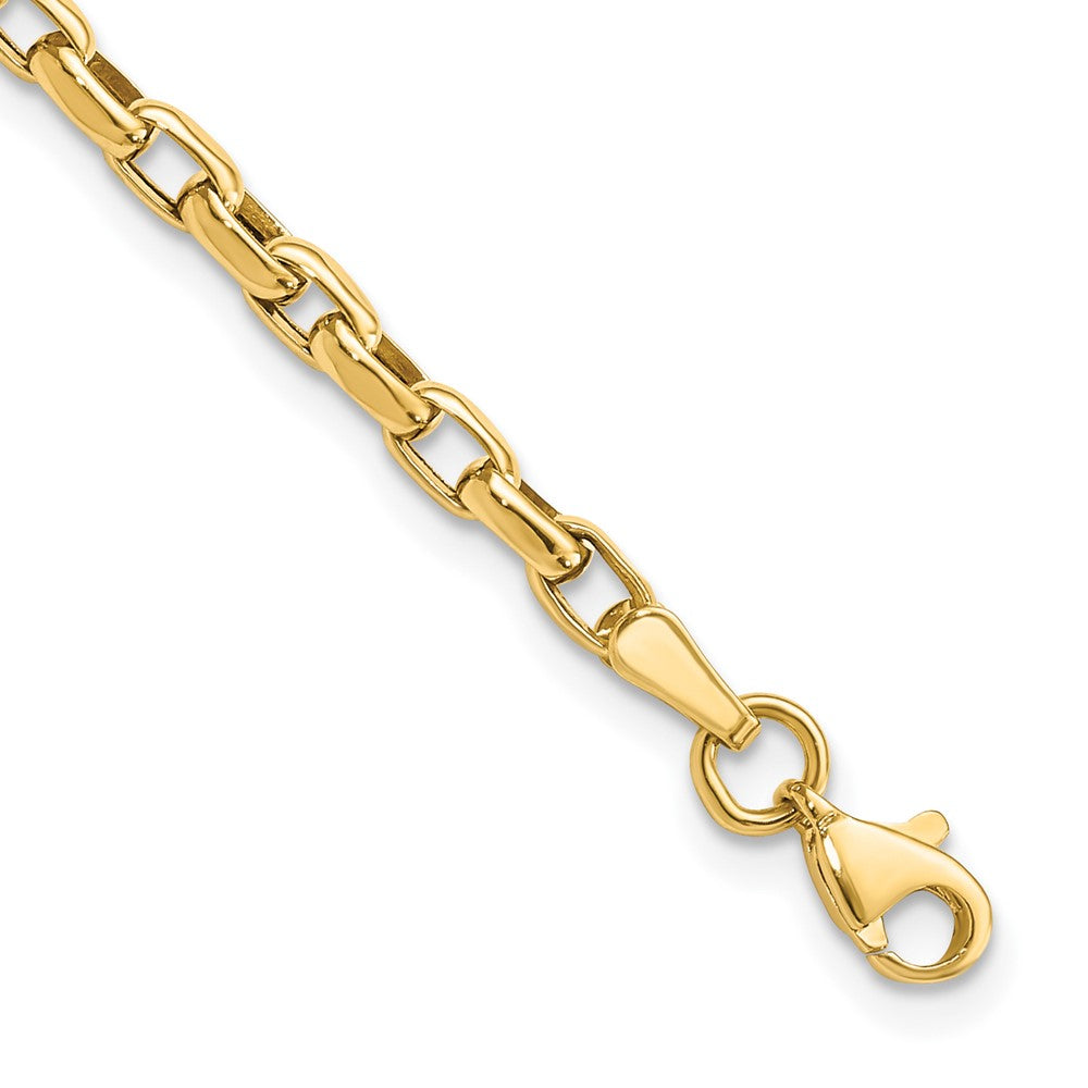 14k Polished Fancy Cable Link Bracelet