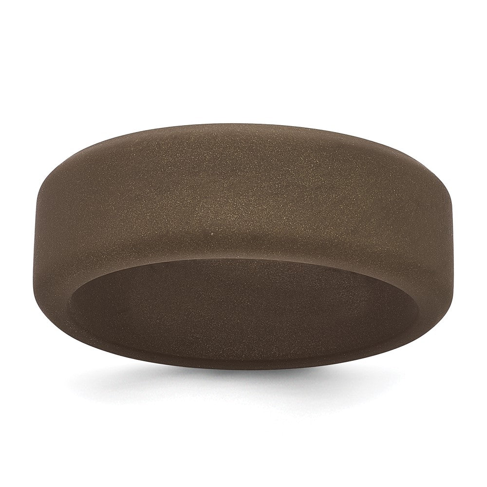 Silicone Bronze Metallic Band