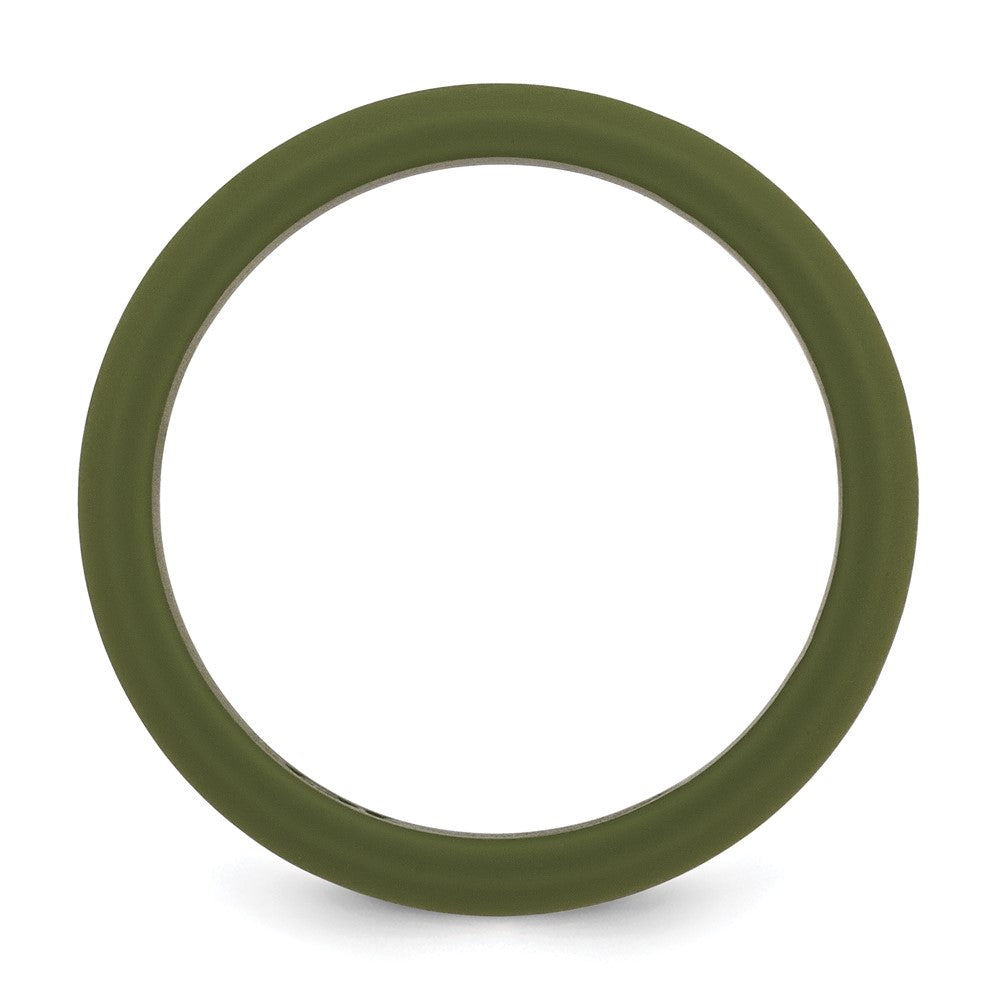 Silicone Olive Green Band