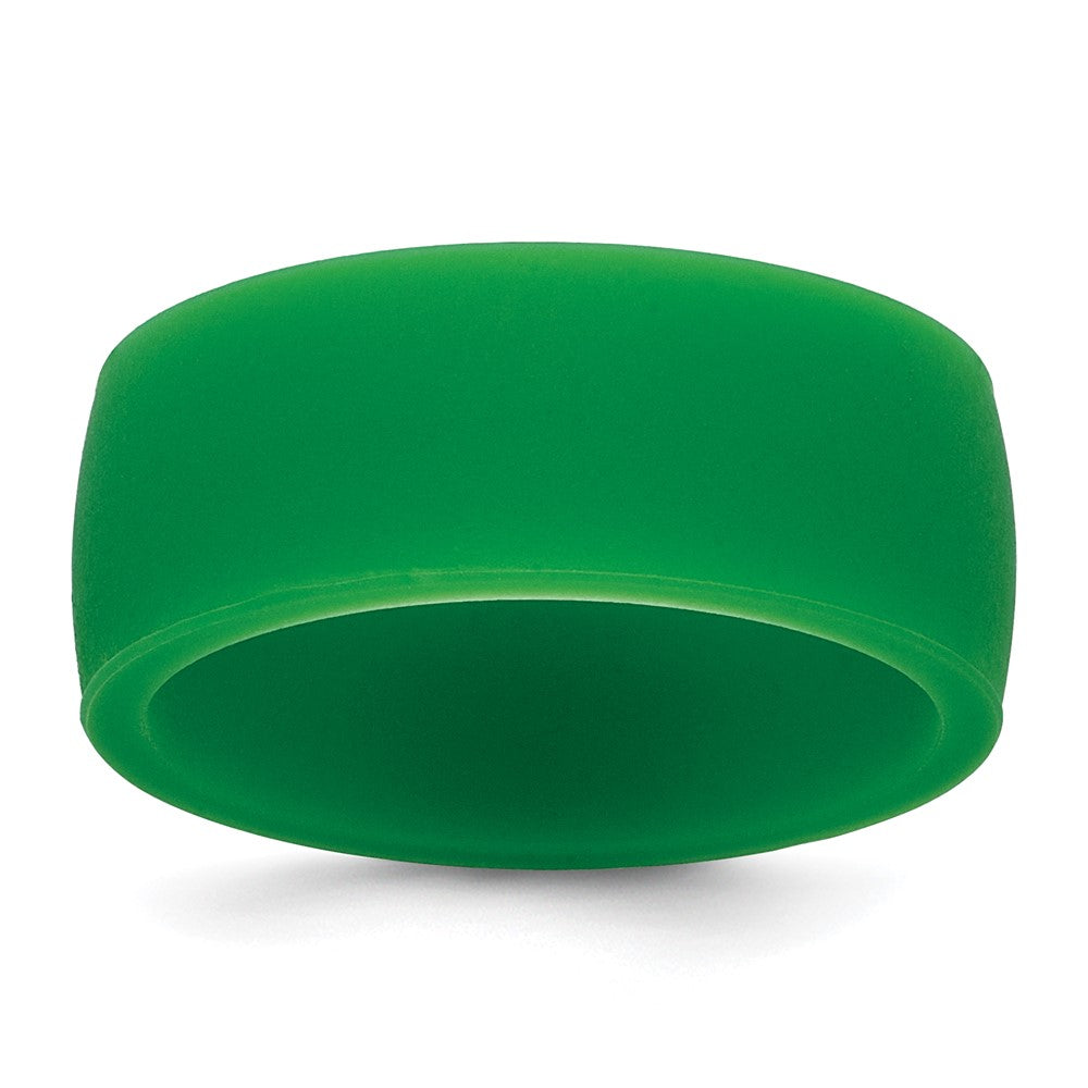 Silicone Green Flat Edge Band