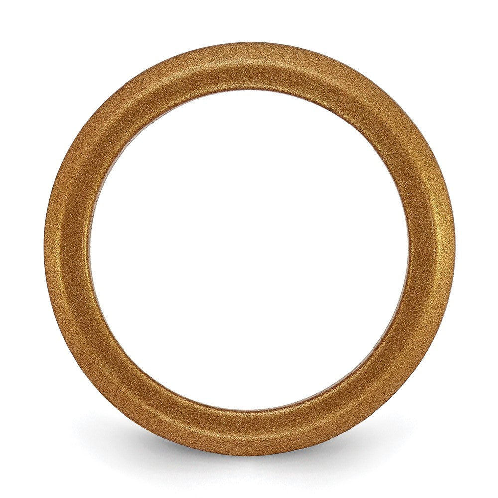 Silicone Metallic Bronze Band