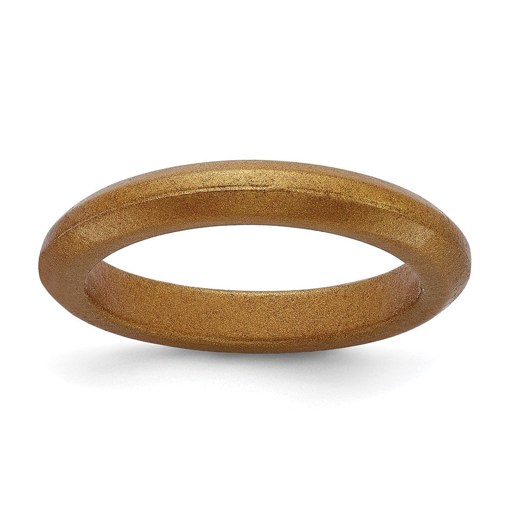 Silicone Metallic Bronze Band