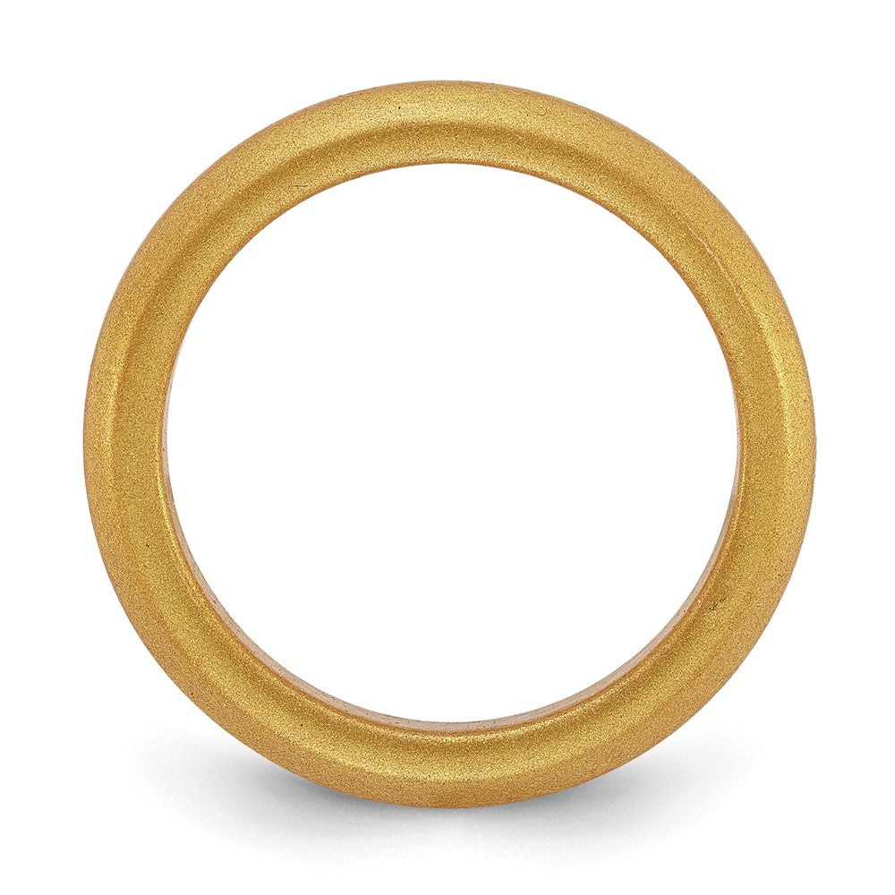 Silicone Metallic Gold Band