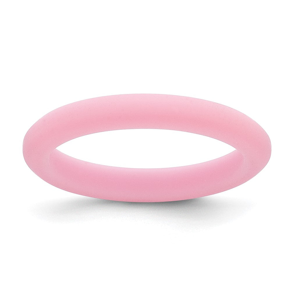 Silicone Pink Round Band