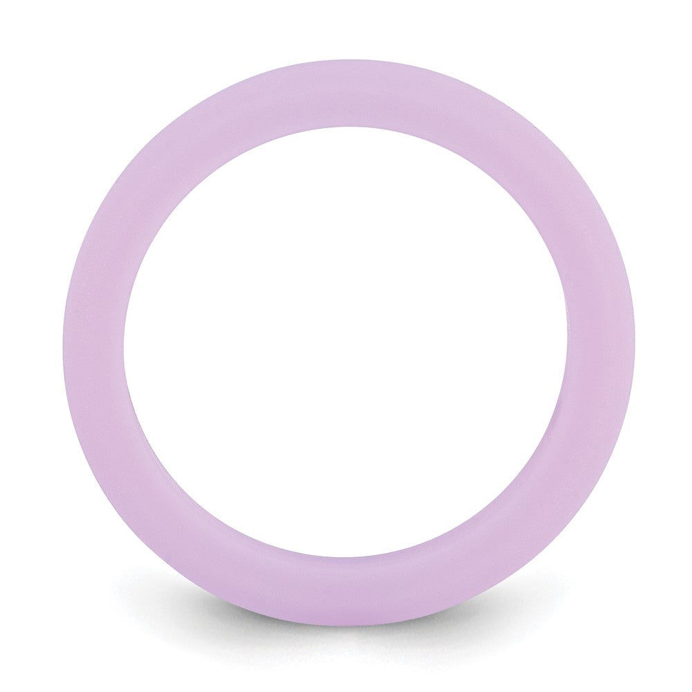 Silicone Purple Round Band