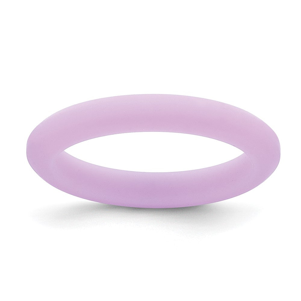 Silicone Purple Round Band