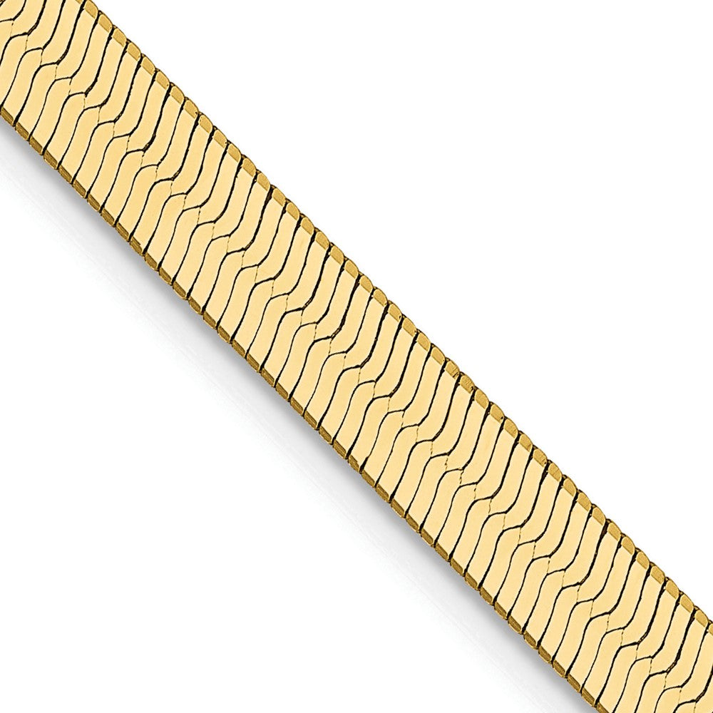 14K Silky Herringbone with Lobster Clasp Chain