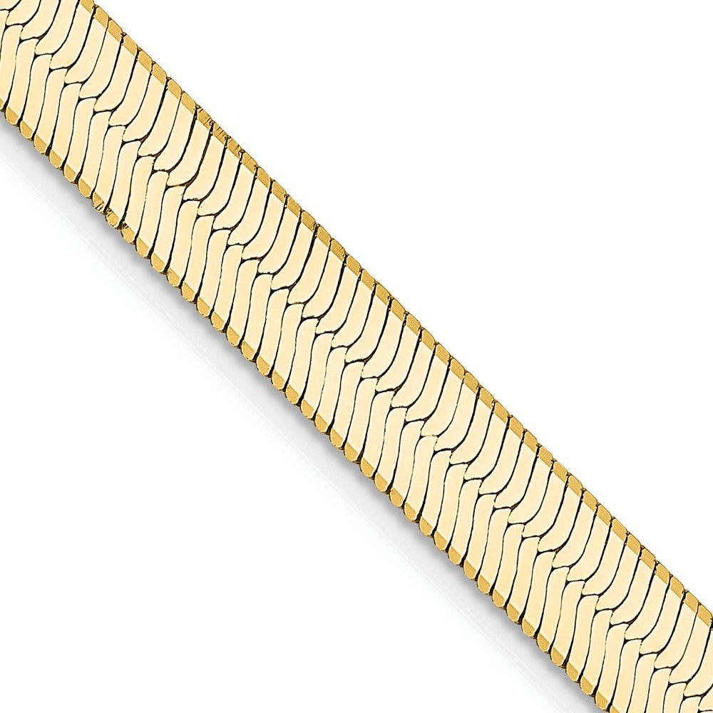 14K Silky Herringbone with Lobster Clasp Chain