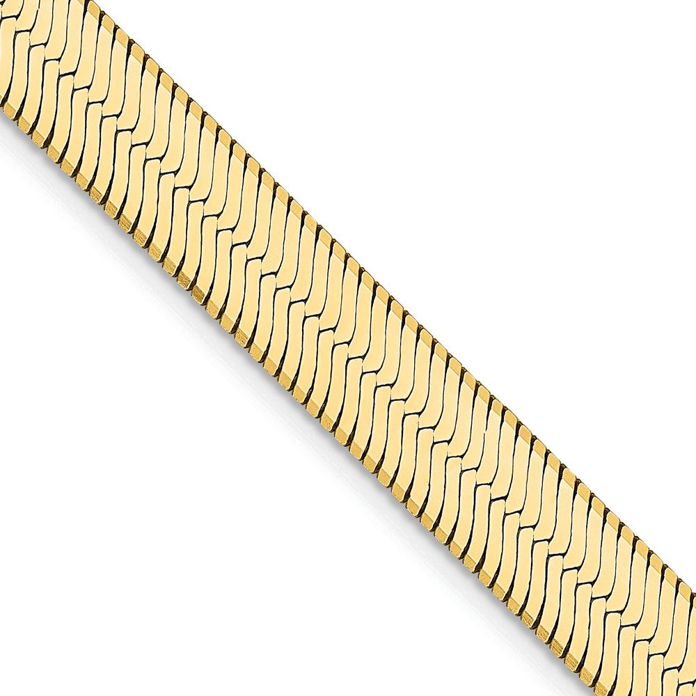 14K Silky Herringbone with Lobster Clasp Chain