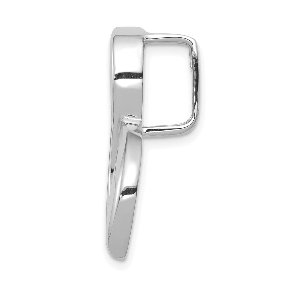 14k White Gold Fits up to Regular, Fancy Omega Slide