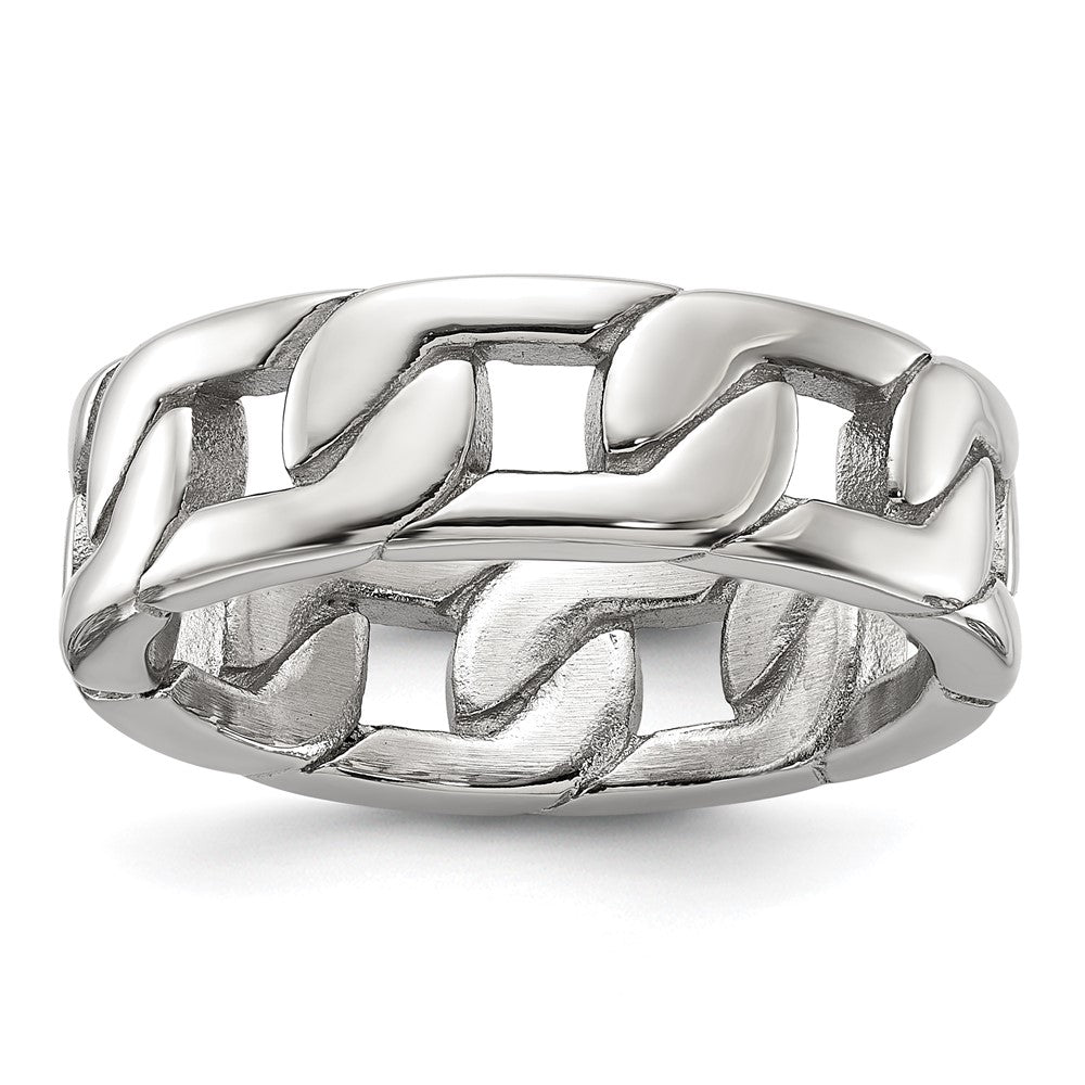 Stainless Steel Polished Chain Style Band