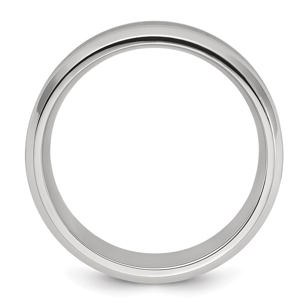 Chisel Stainless Steel Polished with Brushed Center Band