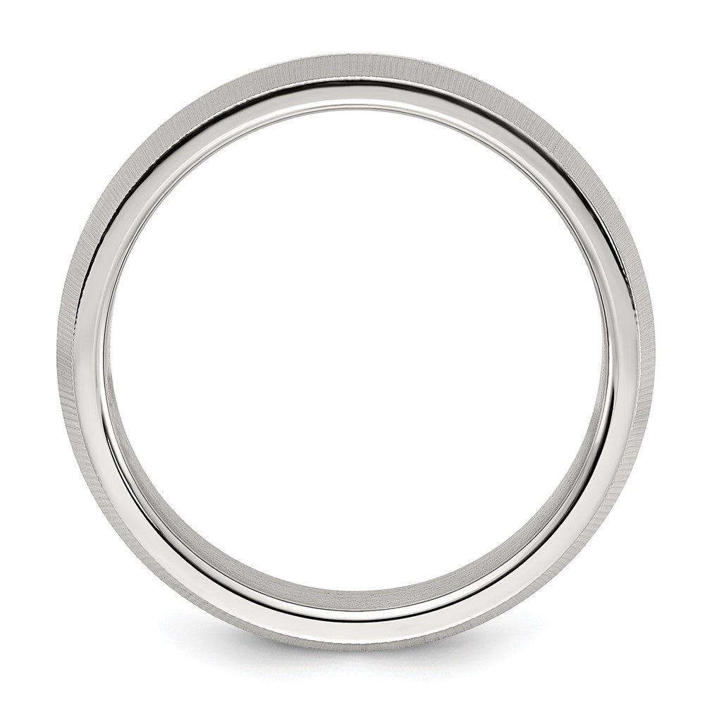 Chisel Stainless Steel Polished and Textured Band