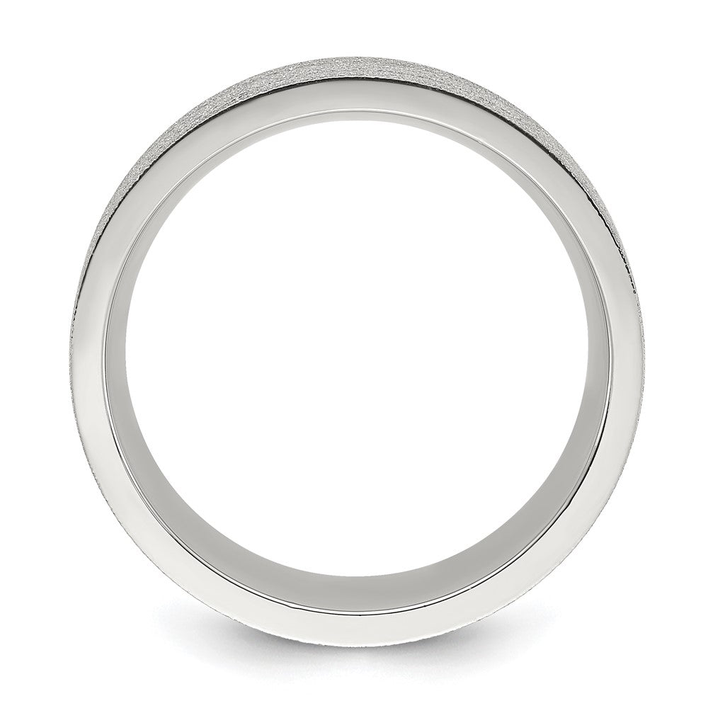 Chisel Stainless Steel Polished Laser-cut and Grooved Band