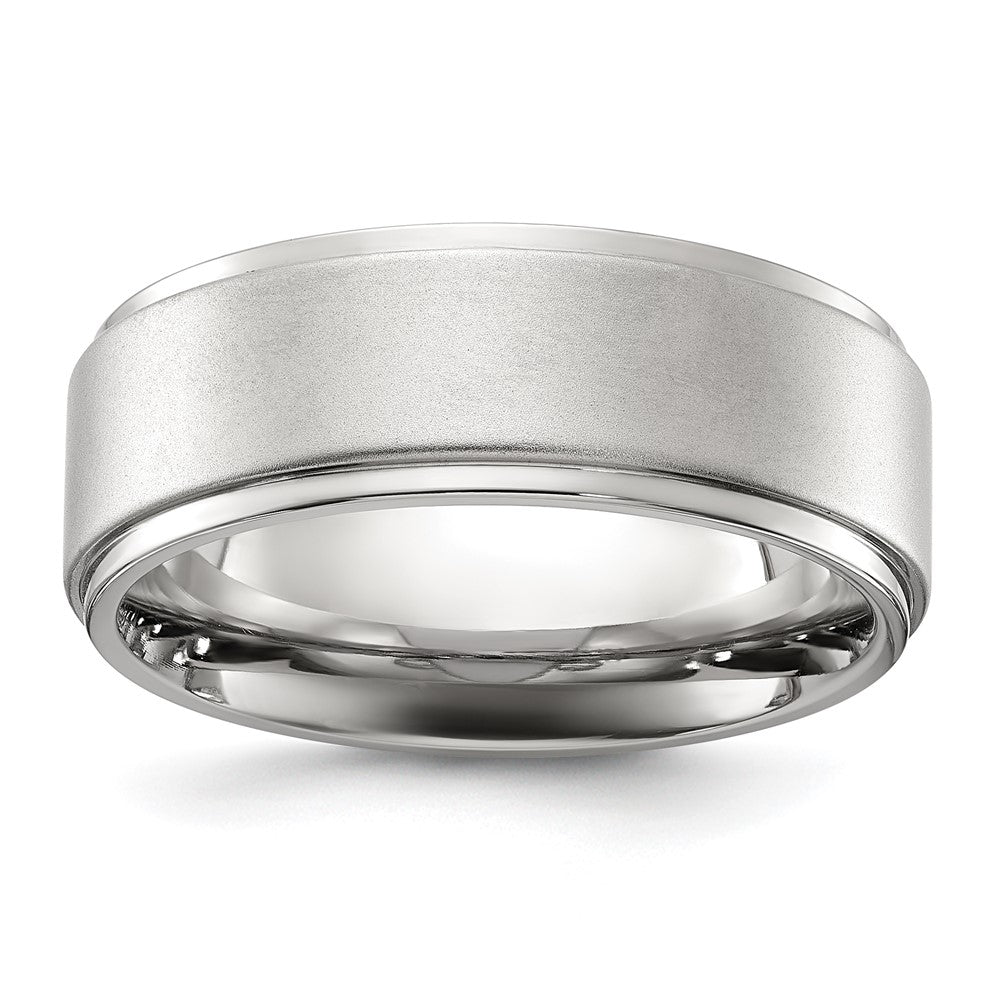 Chisel Stainless Steel Polished with Brushed Center Band