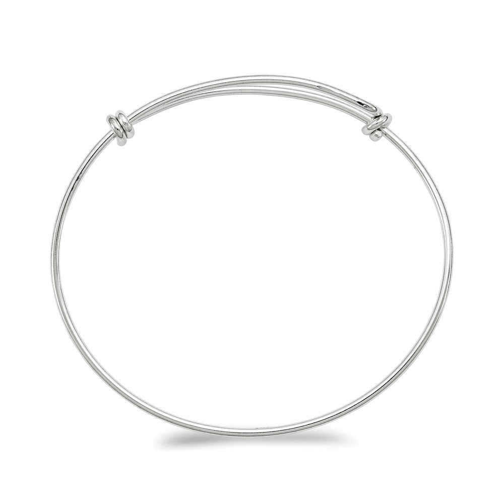 Sterling Silver Wire Expandable Bangle