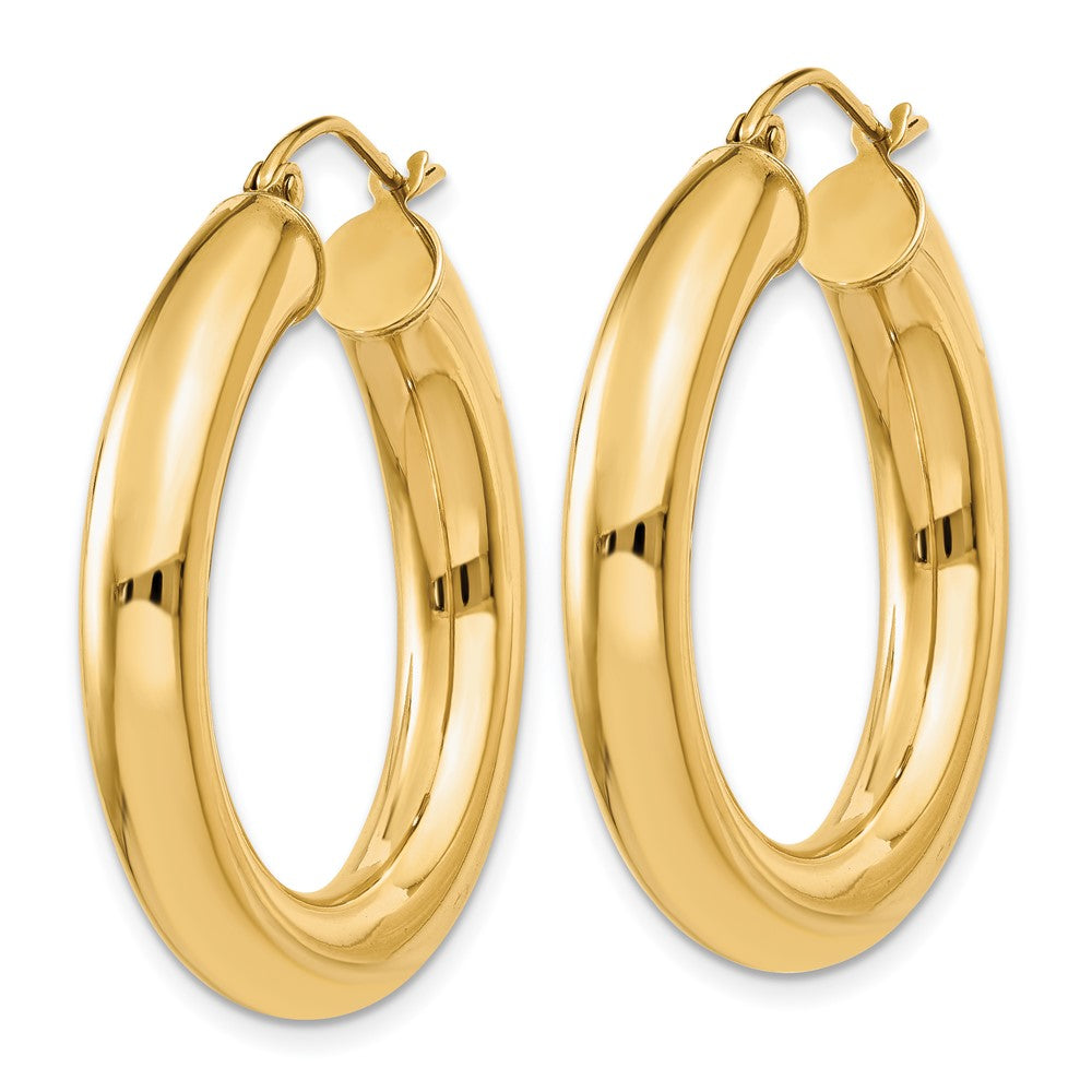 14k Yellow Polished Lightweight Hoop Earrings